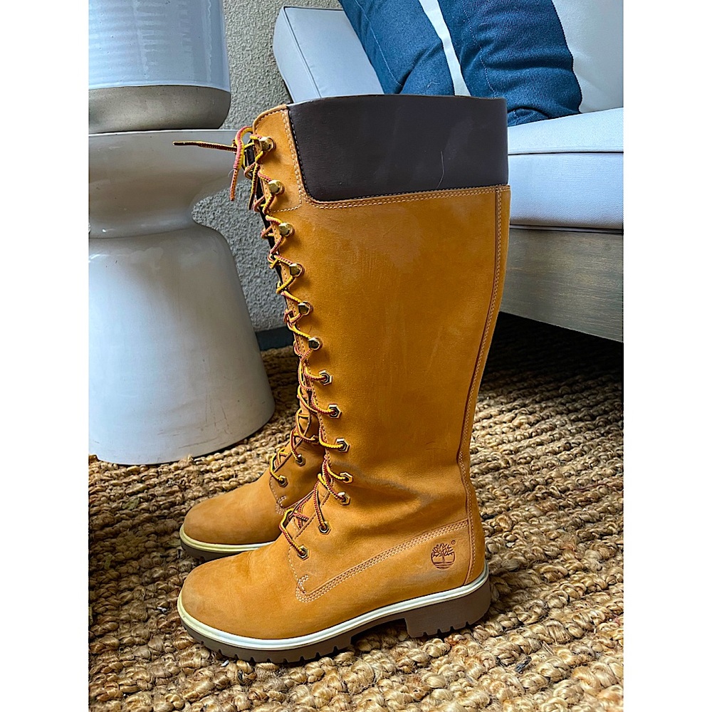 Timberland women’s 14 inch waterproof boots, Size 7.5M